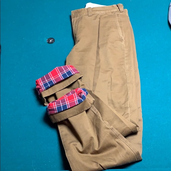 flannel lined pants j crew